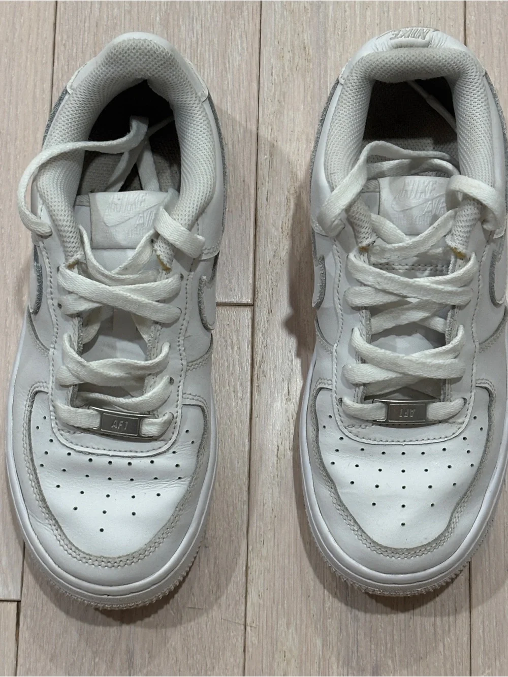 Nike Air Force 1 Low GS Youth Size 4.5Y Sneakers Triple White FV5951-111